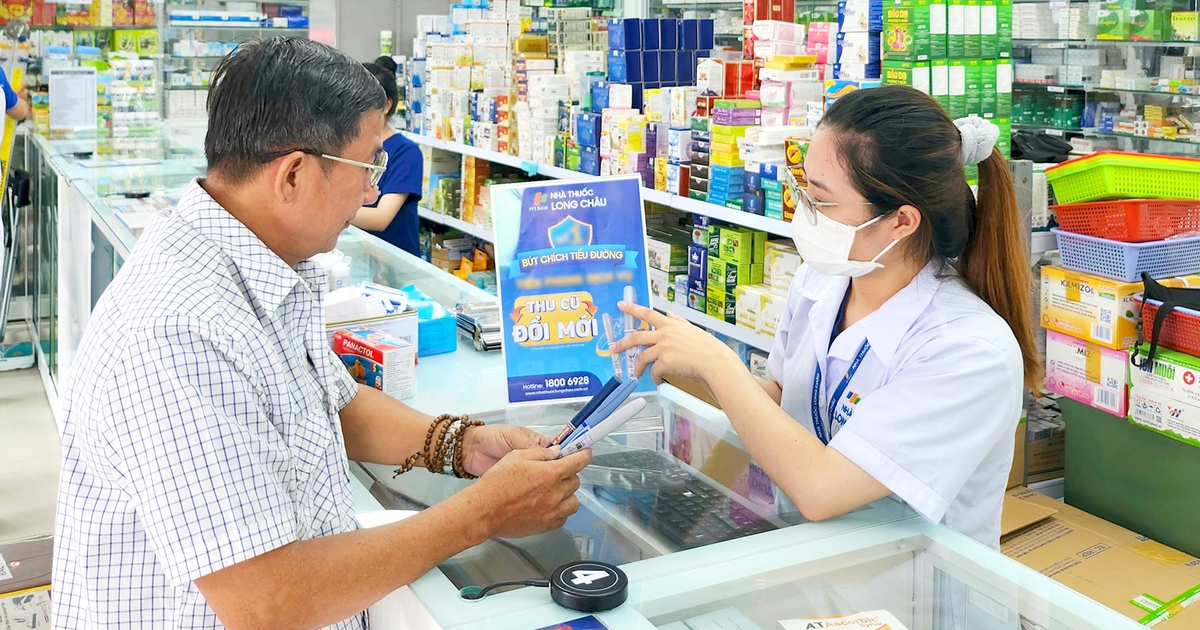 FPT Long Châu triển khai dịch vụ 'Thu cũ đổi mới bút tiêm tiểu đường'