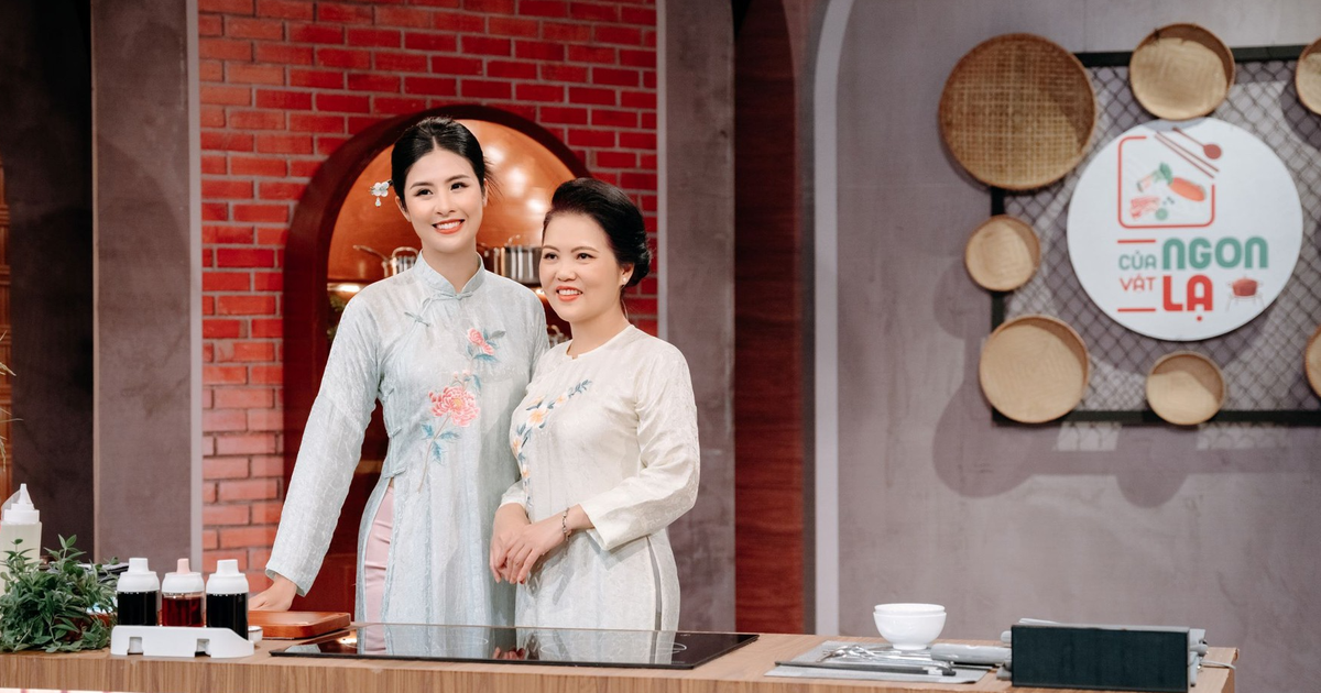 Hoa hậu Ngọc Hân tham gia gameshow 'Của ngon vật lạ'