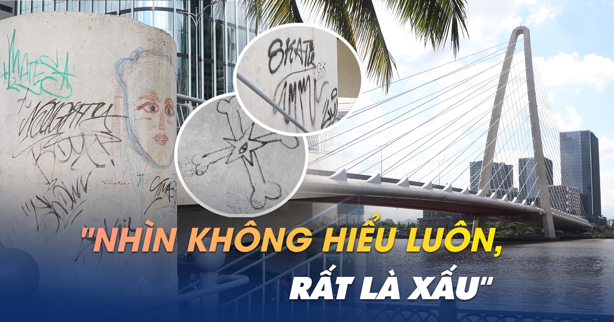 Cầu Ba Son chằng chịt nét vẽ bậy: Người dân nói gì về những hình thù kỳ quái?