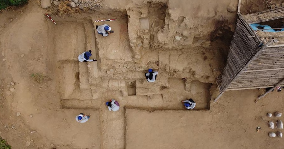 Tìm thấy bức tường cổ hơn 4.000 năm tuổi ở phía bắc Peru