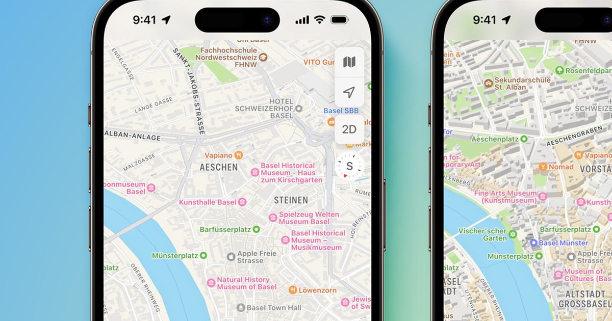 iOS 17 bổ sung tính năng lưu bản đồ cho Apple Maps