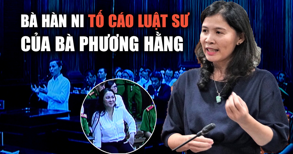 Bà Hàn Ni gay gắt, tố cáo luật sư của bà Nguyễn Phương Hằng trước tòa