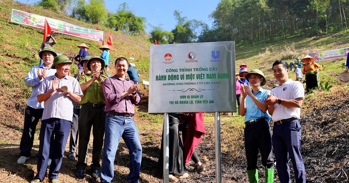 Hành trình xanh của Unilever Việt Nam hướng tới mục tiêu 1 triệu cây vào năm 2025