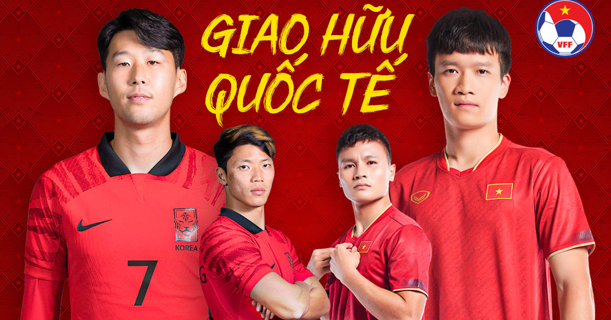 Ấn định thời điểm đội tuyển Việt Nam đối đầu đội Trung Quốc và đấu ngôi sao Son Heung-min