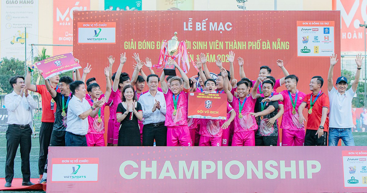 ĐH Duy Tân vô địch giải Bóng đá 7 người sinh viên TP.Đà Nẵng lần thứ nhất