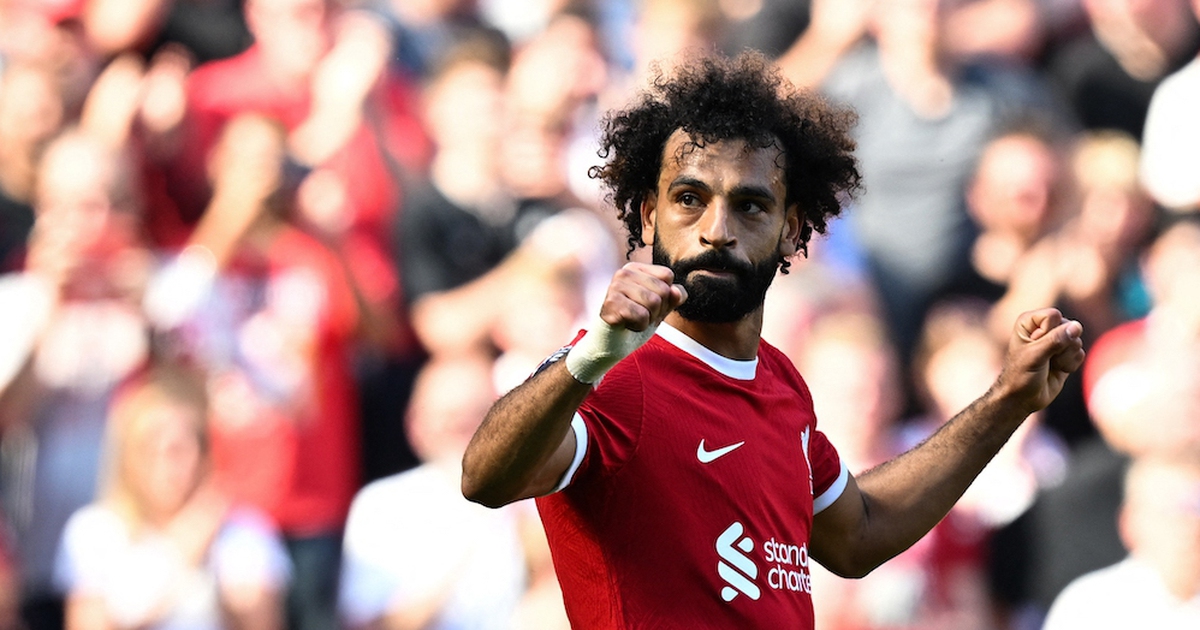 Salah 'nổ súng' cho Liverpool giữa tin đồn sắp chuyển đến Ả Rập Xê Út
