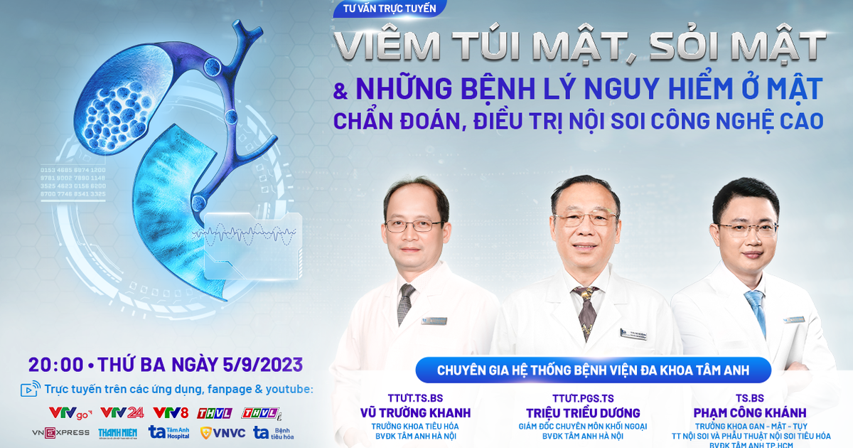 Live 
        Tư vấn sức khỏe: Kỹ thuật mới nhất điều trị hiệu quả bệnh túi mật