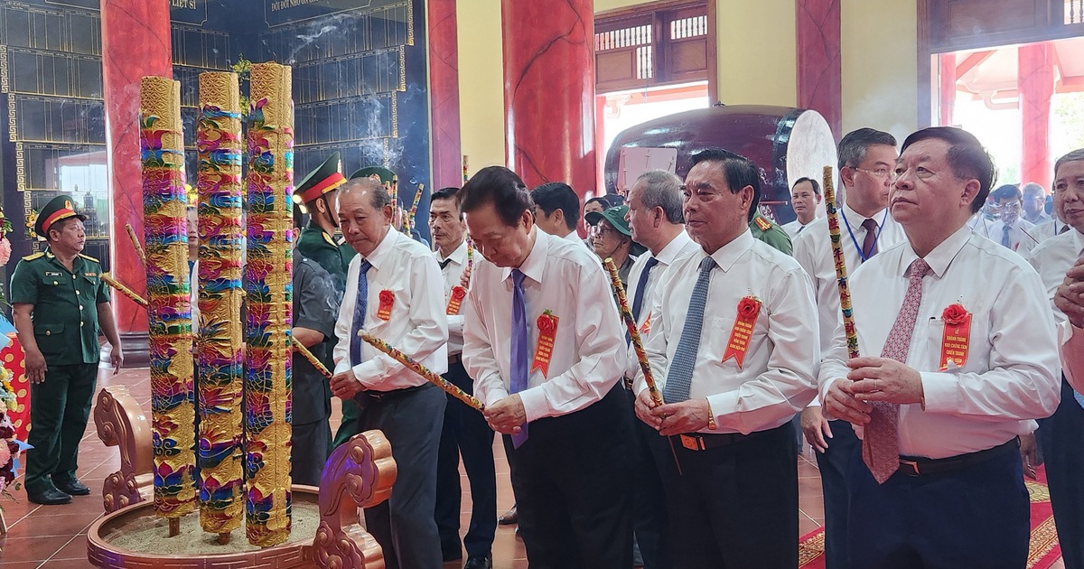 Khánh thành Khu chứng tích chiến tranh rừng tràm Bang Biện Phú tại Kiên Giang