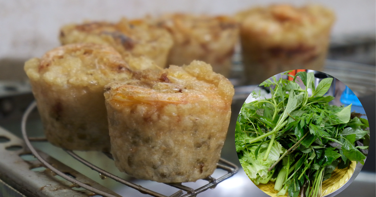 Bánh cống Sa Đéc ăn kèm rau rừng hút khách, ngày thu chục triệu