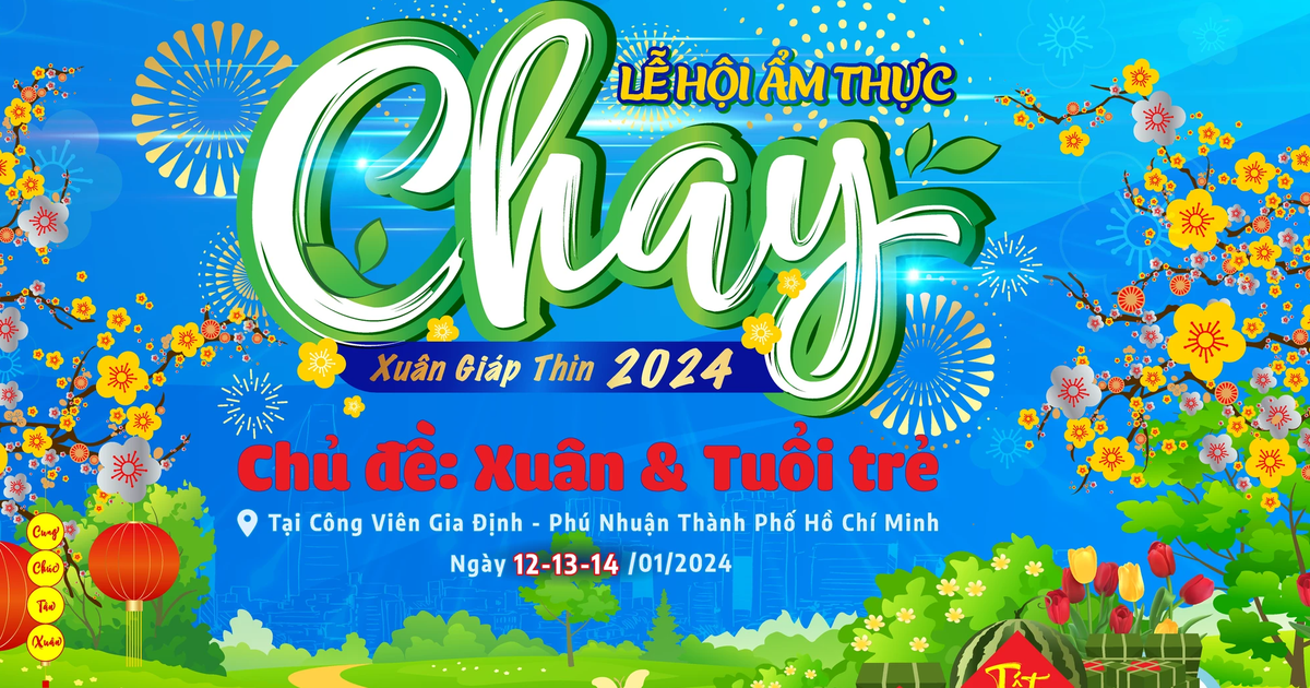 Công viên Gia Định rực rỡ sắc xuân cùng Lễ hội ẩm thực chay