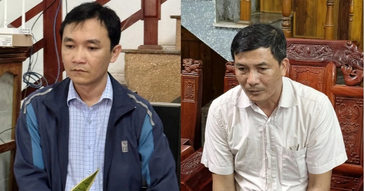 Bắt cựu chủ tịch xã và cán bộ địa chính gây thiệt hại hơn 1,2 tỉ đồng