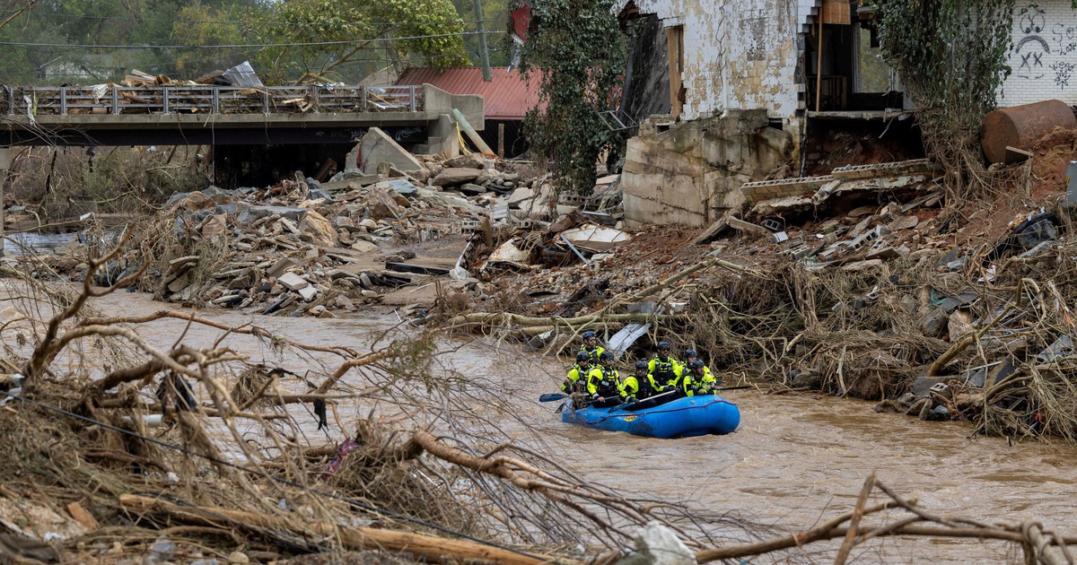 Số người thiệt mạng vì bão Helene tại Mỹ có thể chạm mốc 600
