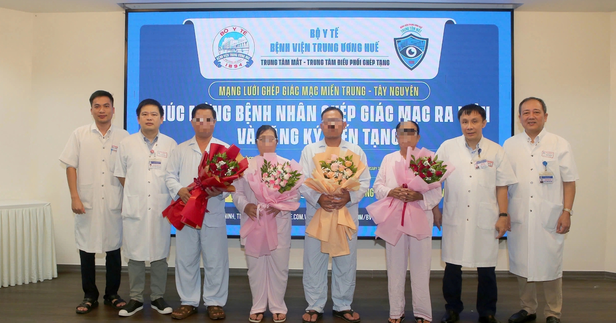 Ghép giác mạc từ nguồn hiến tặng, thay đổi cuộc đời 4 bệnh nhân khiếm thị