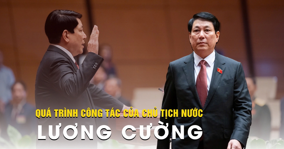 Quá trình công tác của Chủ tịch nước Lương Cường