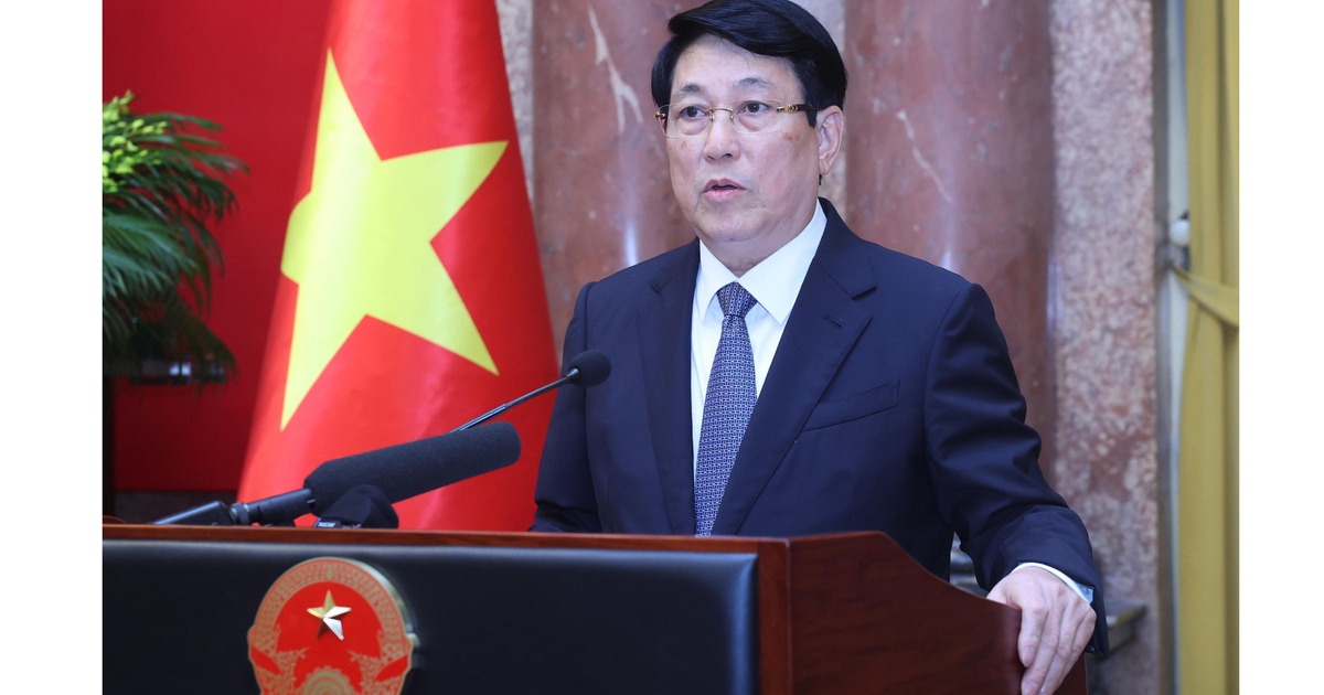 Chủ tịch nước Lương Cường gặp mặt tập thể Văn phòng Chủ tịch nước