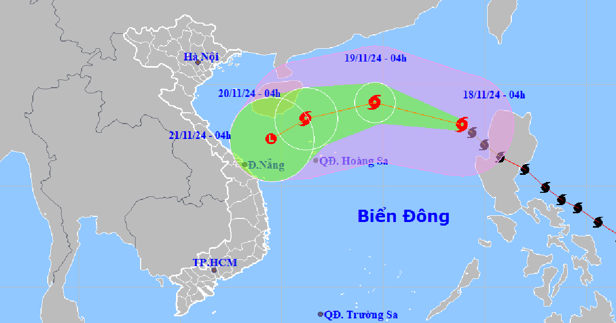 Tin tức thời tiết hôm nay 18.11.2024: Bão Man-yi vào Biển Đông, miền Bắc chuyển lạnh