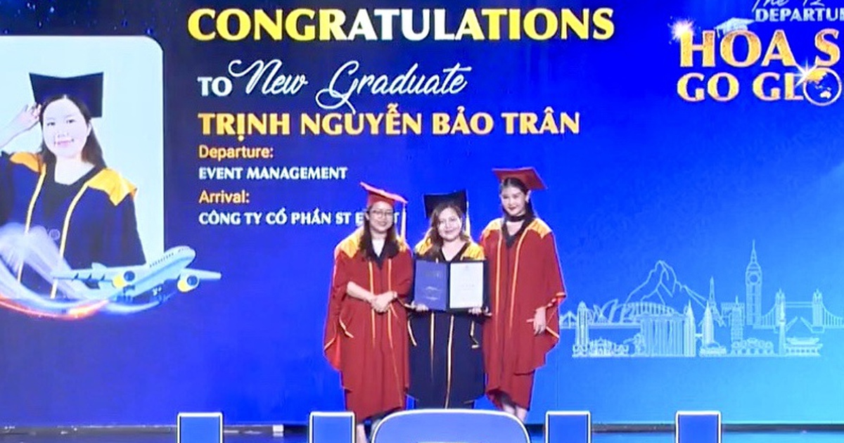 Những tân cử nhân đầu tiên của ngành quản trị sự kiện