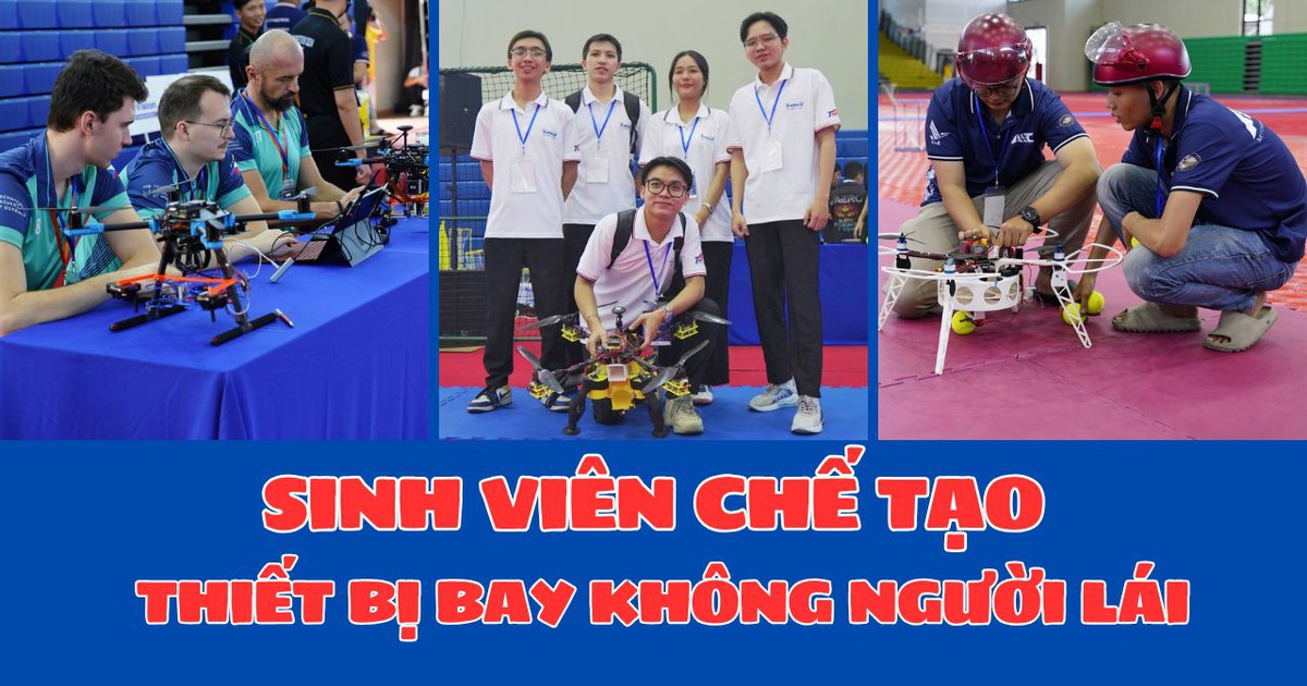 Sinh viên Việt Nam và Cộng hòa Czech tranh tài chế tạo UAV, tổng giải thưởng lên đến 6.000 USD