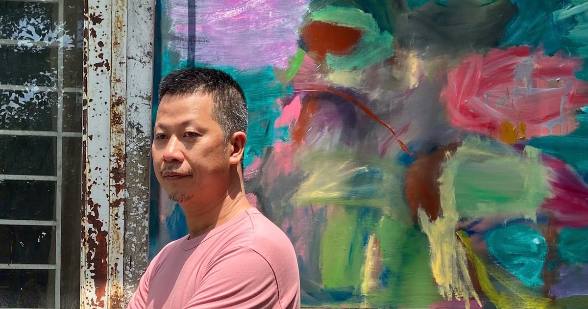 Thưởng lãm bộ tranh mực tàu màu nước trên giấy dó của Bùi Chát