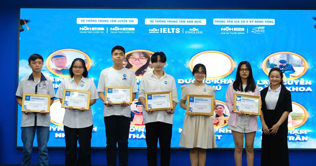 Hệ thống giáo dục NQH vinh danh học sinh xuất sắc trong các kỳ thi tuyển sinh