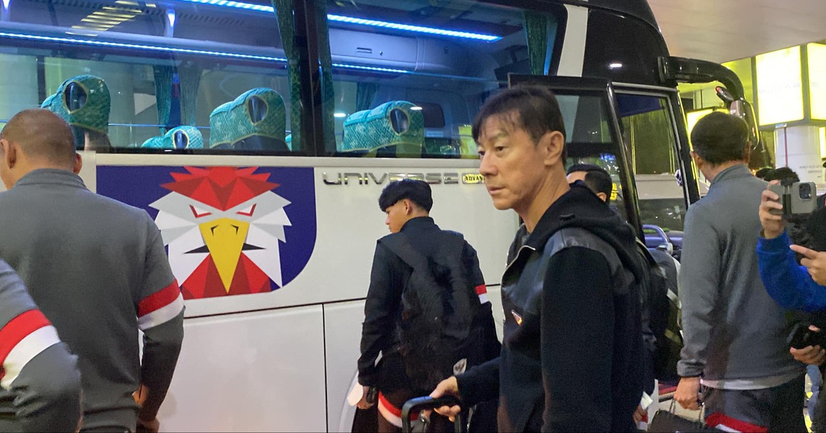 Coach Shin was thoughtful when he arrived in Vietnam, rushing to prepare with Indonesia for the host match