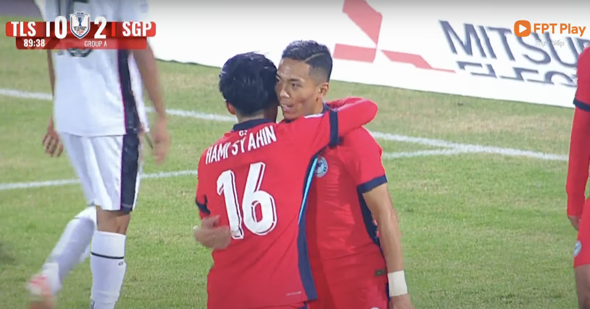 AFF Cup: Singapore wins 2 consecutive matches, hot three-horse race in Group A