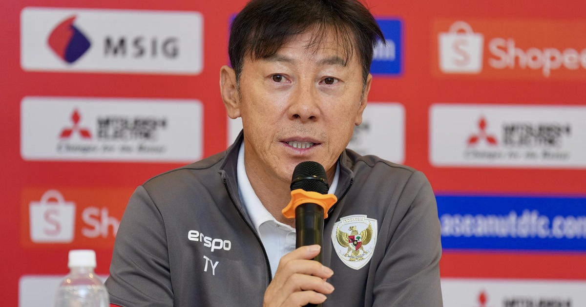 Coach Shin Tae-yong complained again: ‘Indonesia faces many disadvantages, the AFF Cup should change its format’