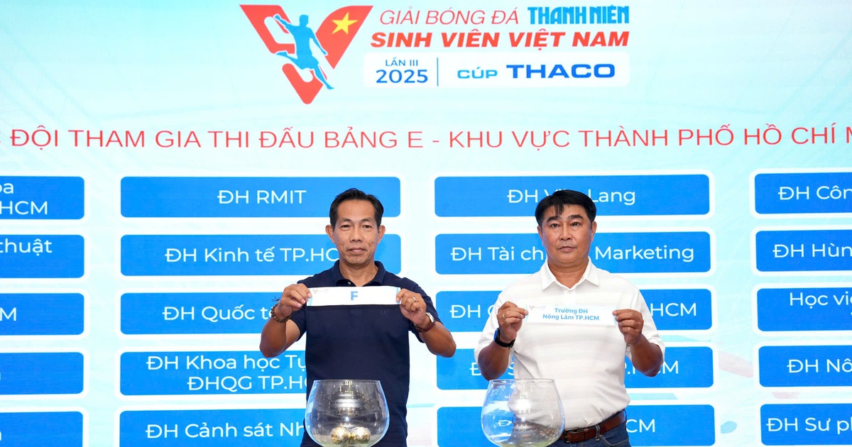 Results of the draw for the TNSV THACO Cup 2025: Attractive right from the qualifying round