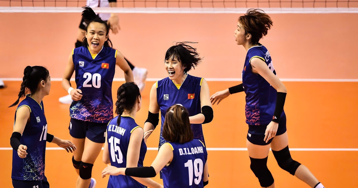 Vietnamese women’s volleyball goes to the big sea