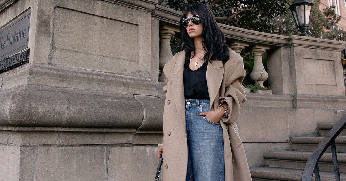 Blue jeans and the most beautiful winter combinations