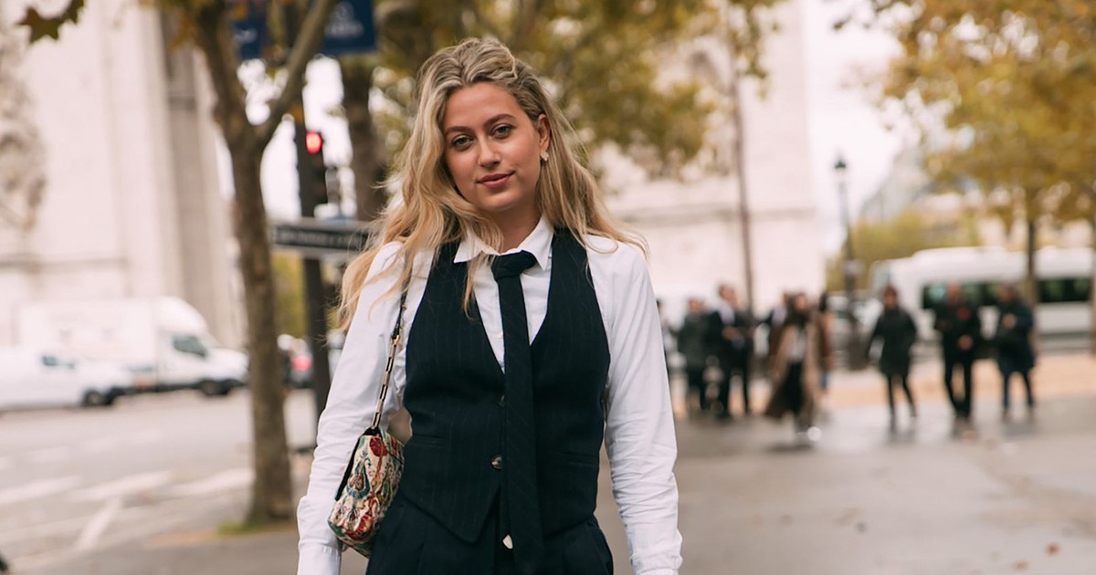 ‘Power’ fashion of the white shirt and waistcoat duo on the street