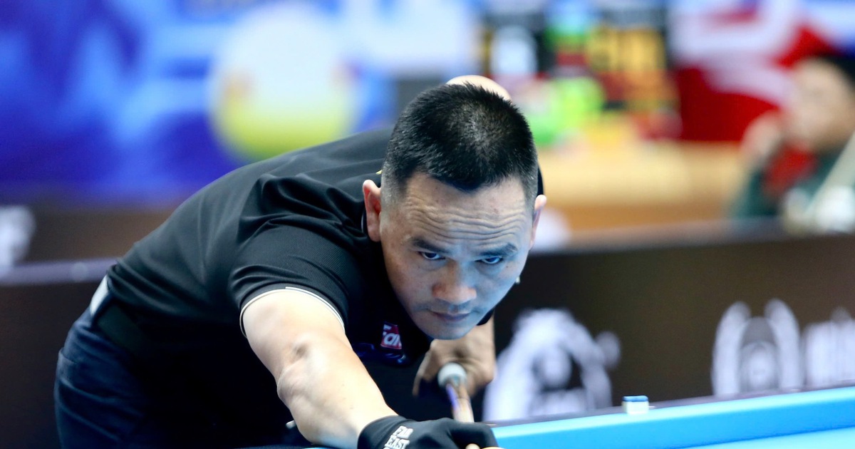 Billiards: Tran Duc Minh impressively won against the Japanese master, moving on convincingly