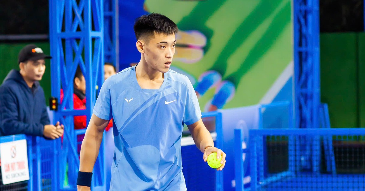 Truong Vinh Hien won the men’s singles championship at the Quang Ngai Open 2024 pickleball tournament