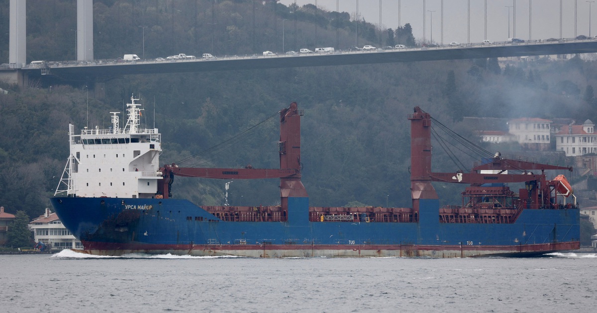 Russian cargo ship sinks in the Mediterranean