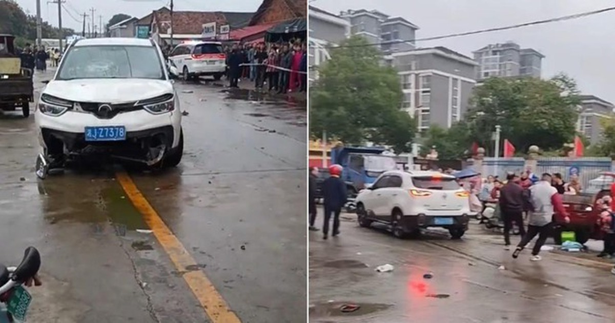 China executed a man who drove his car into a crowd of elementary school students
