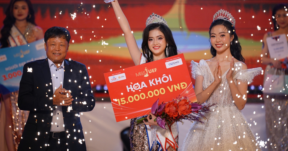 Hoa khôi Miss UEF gây ấn tượng với câu hỏi ứng xử về sự tử tế