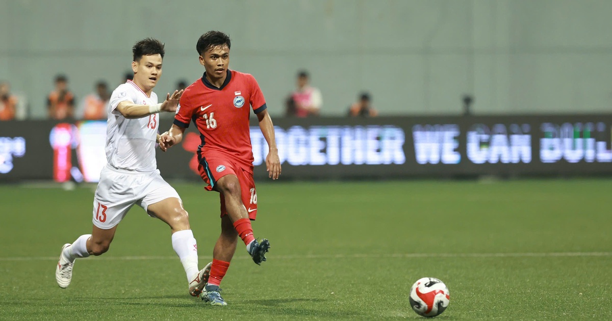 Xuan Son immediately set Singapore’s net on fire without having to rush back to defend