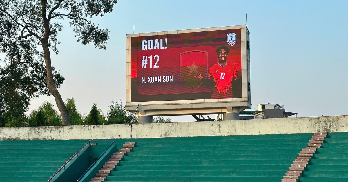 Viet Tri Stadium allowed Xuan Son to score early, the ‘owner’ practiced hard and waited for the day to kick off