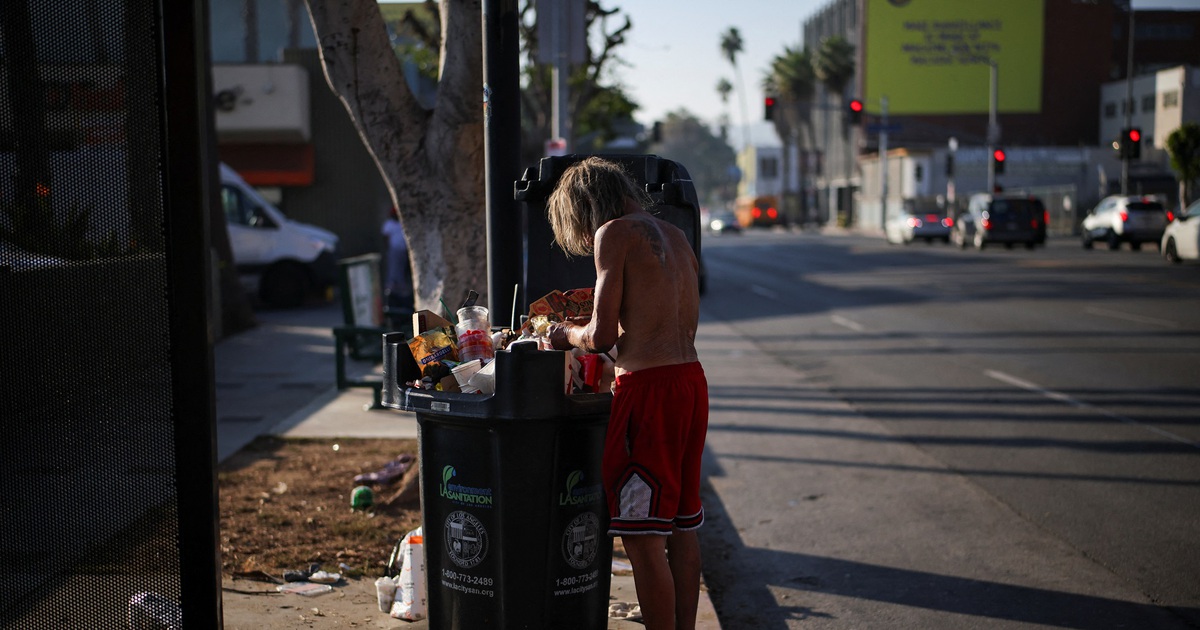 The number of homeless people in the US has increased to a record high