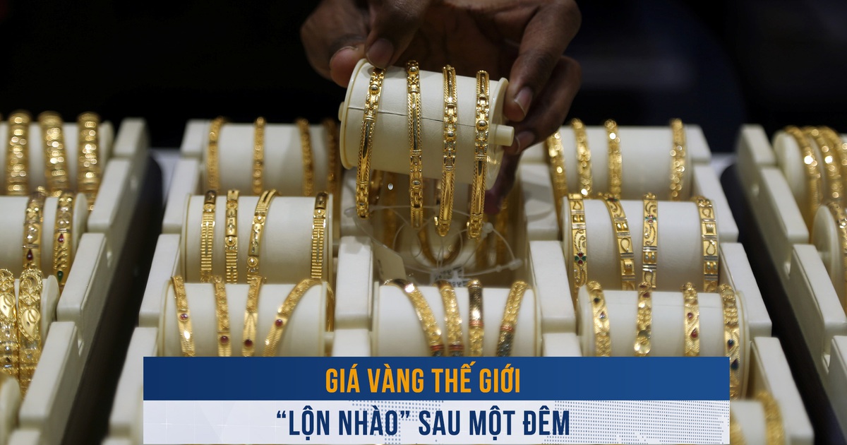 Giá vàng thế giới ‘lộn nhào’ sau một đêm