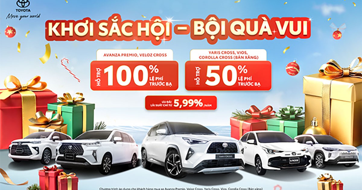 Toyota chốt sổ năm 2024 với loạt ưu đãi cực lớn