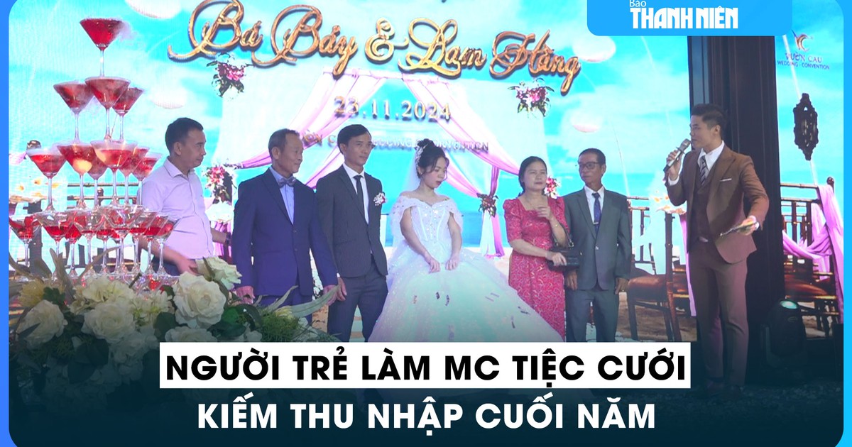 Giới trẻ tìm đến nghề MC tiệc cưới