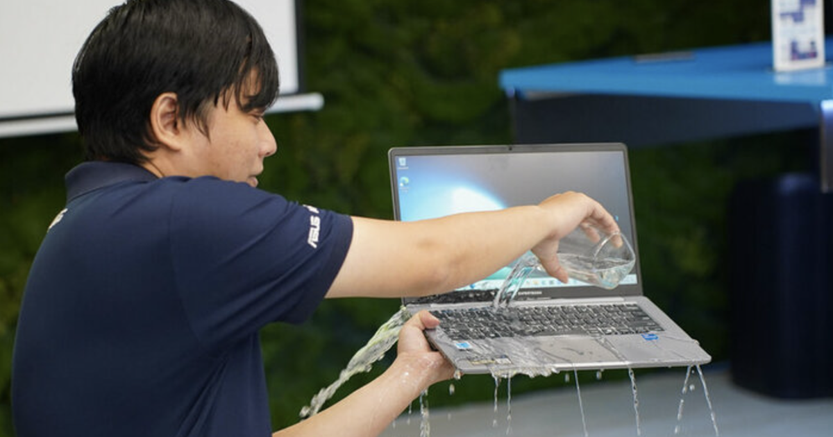 Asus ra mắt dòng laptop ExpertBook P chống va đập và kháng nước