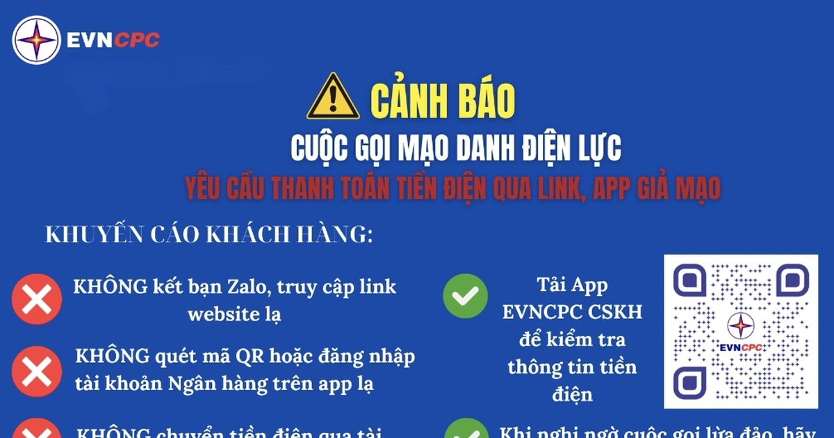 Cảnh báo giả danh nhân viên điện lực lừa đảo người dân