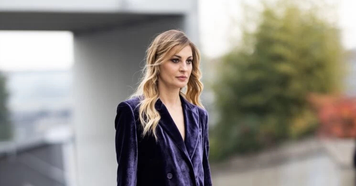 A velvet suit is the right outfit for the party season