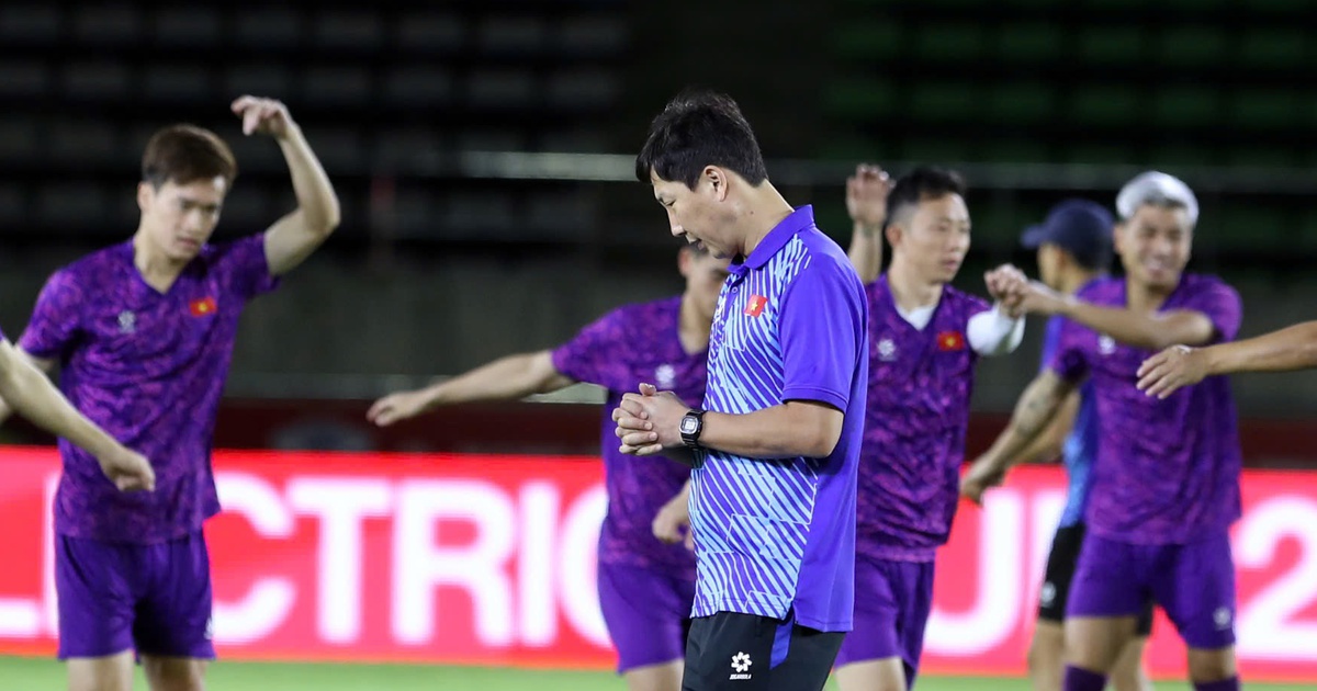 Vietnam team: Coach Kim Sang-sik uses ‘team 2’ to still win against Laos?