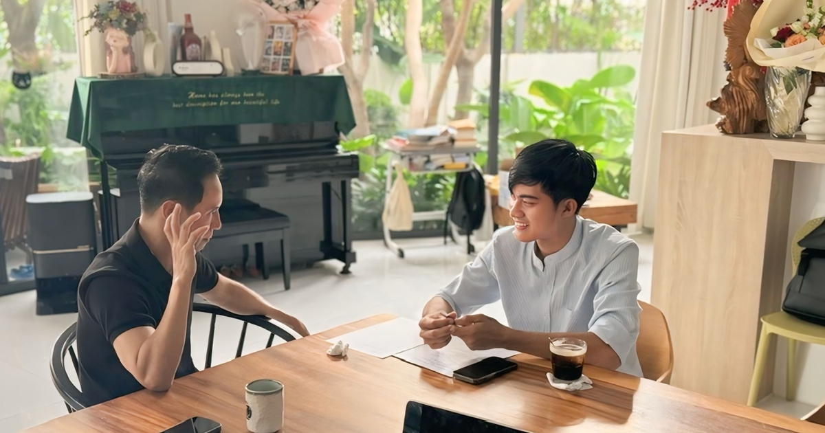 Lê Tuấn Khang lộ diện, được Lý Hải hướng dẫn diễn xuất đóng 'Lật mặt 8'