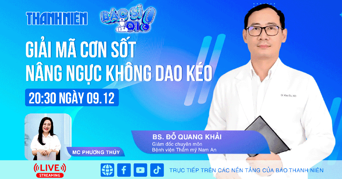 Bác sĩ ơi: Giải mã cơn sốt nâng ngực không dao kéo