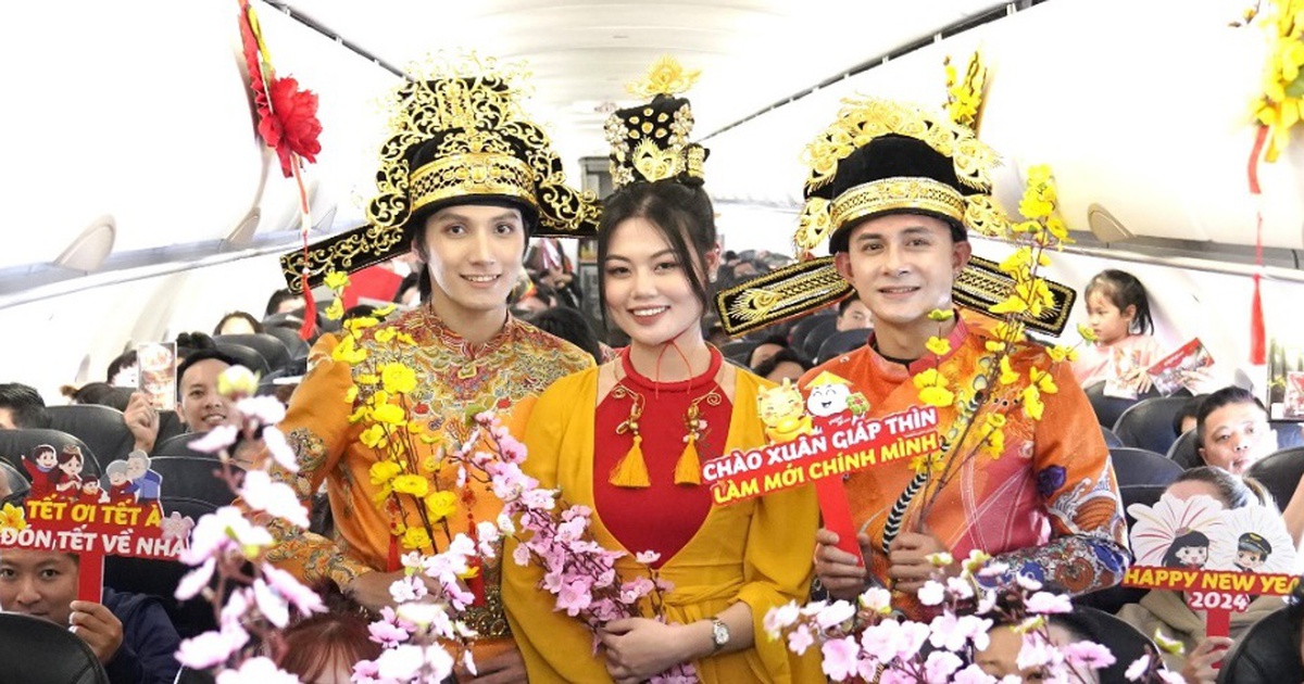 Gặp Táo quân, đón lộc Xuân trên độ cao 10.000m cùng Vietjet