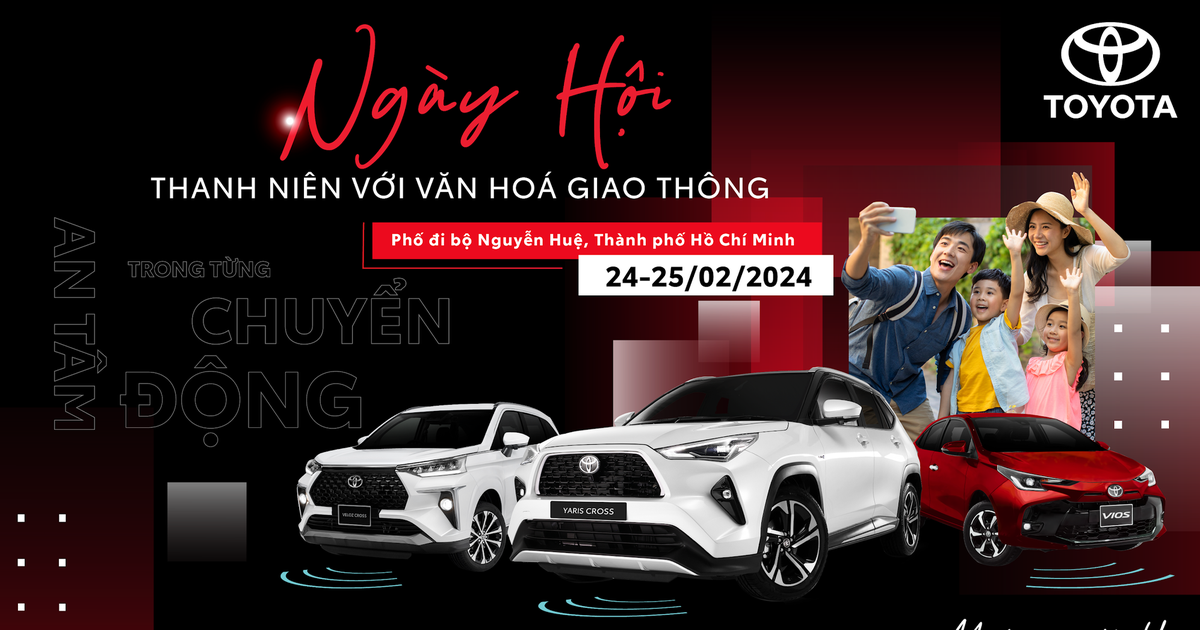 Đón 2024 khác biệt cùng Toyota: ‘Ngày hội Thanh niên với văn hóa giao thông năm 2024’